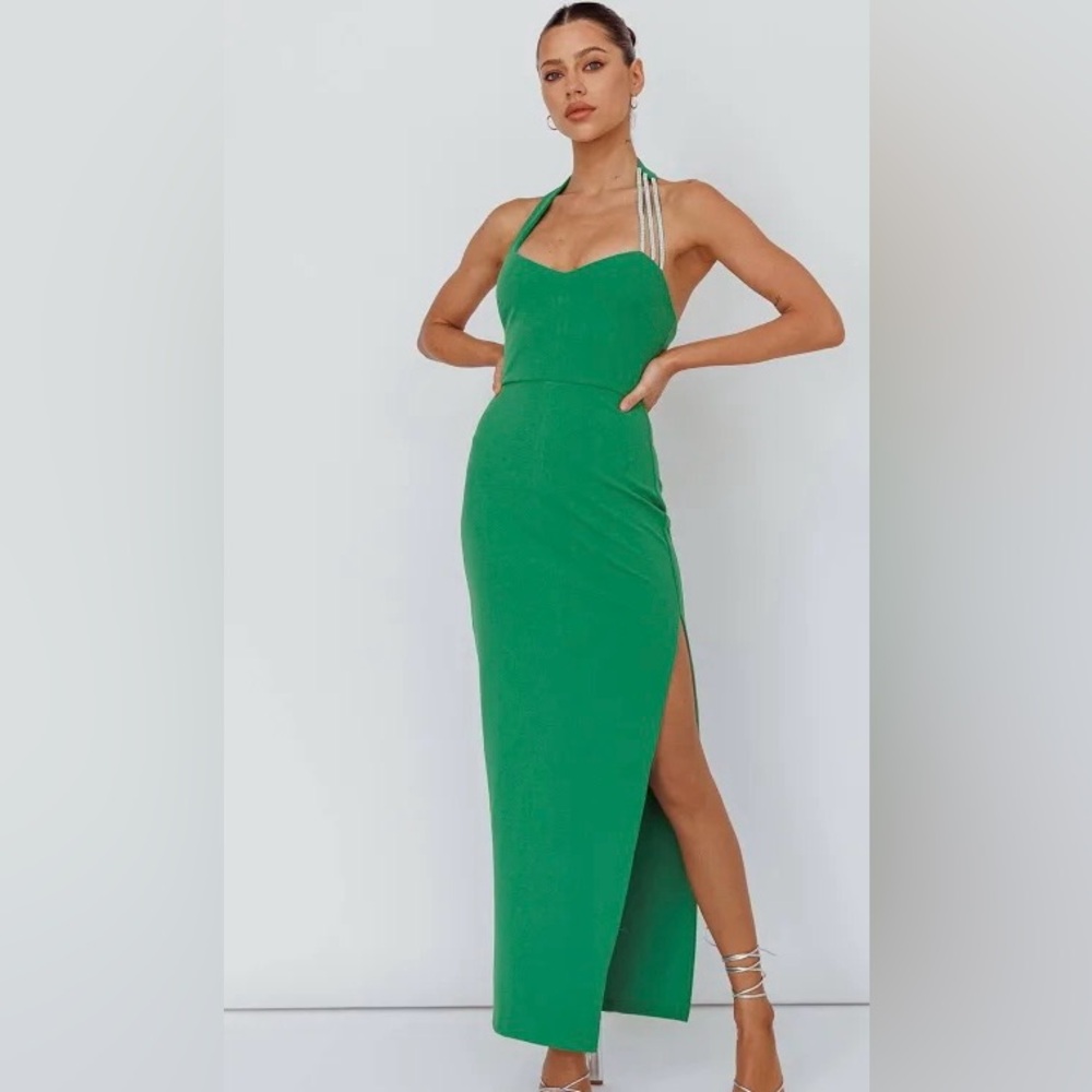 Rhinestone midi dress